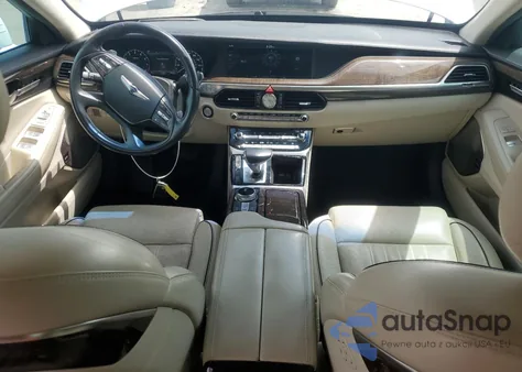 2017 Genesis G90 Premium z USA, uszkodzony, nr VIN KMHG34JA3HU032378